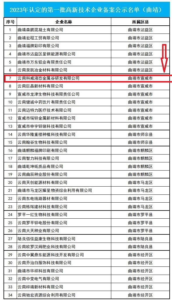 喜訊 | 我司已進入2023年第一批擬認定國家高新技術(shù)企業(yè)名單公示